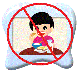 Children are advised not to eat or drink for 60 minutes after SDF treatment.