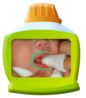 Newborn hot sale gum care