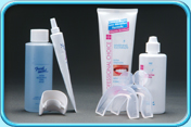 Photograph of a set of tooth whitening agents.