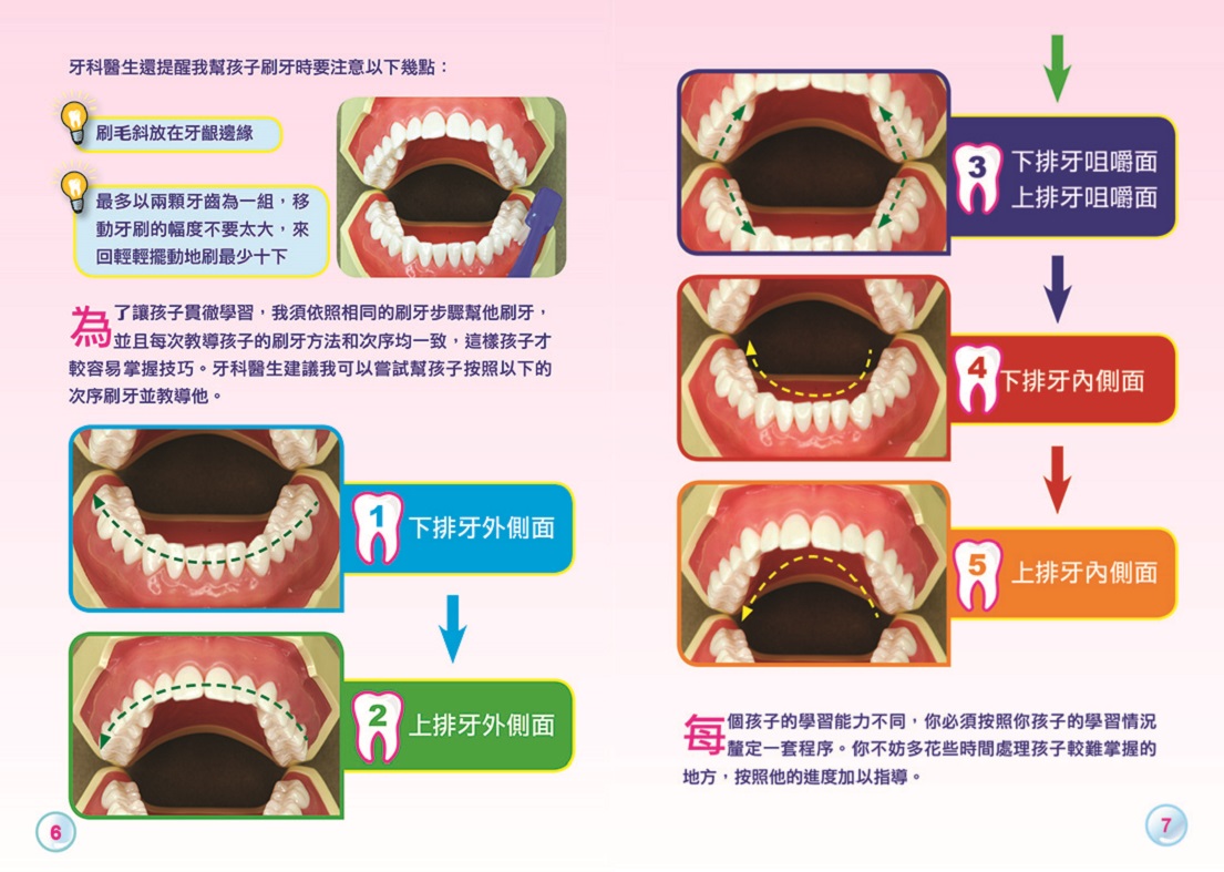 弱能孩子可擁有口腔健康（第六頁至第七頁）