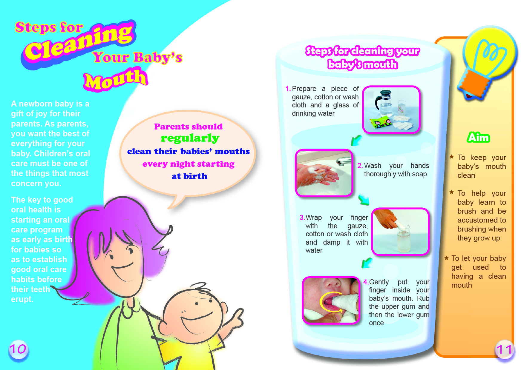 Oral Health Care for your Children (Page 10-11)