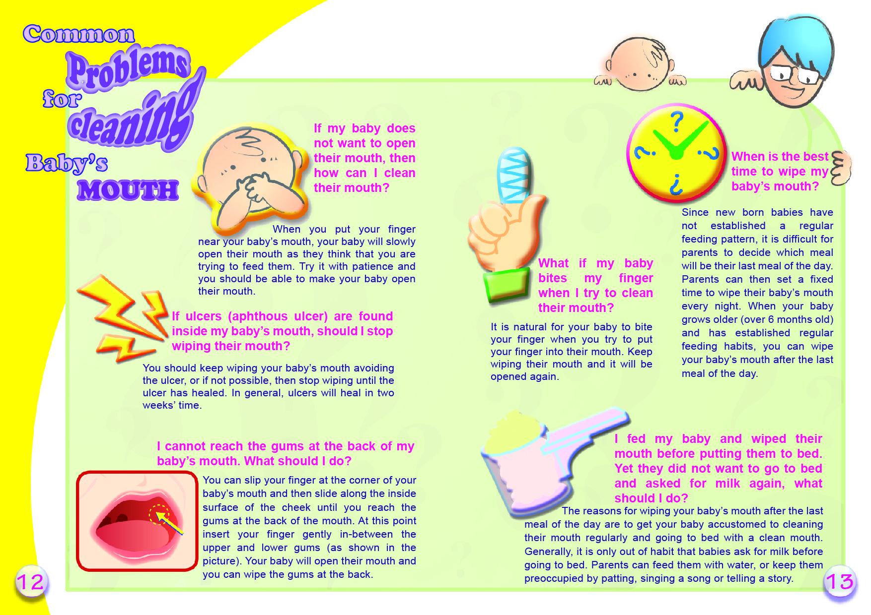 Oral Health Care for your Children (Page 12-13)