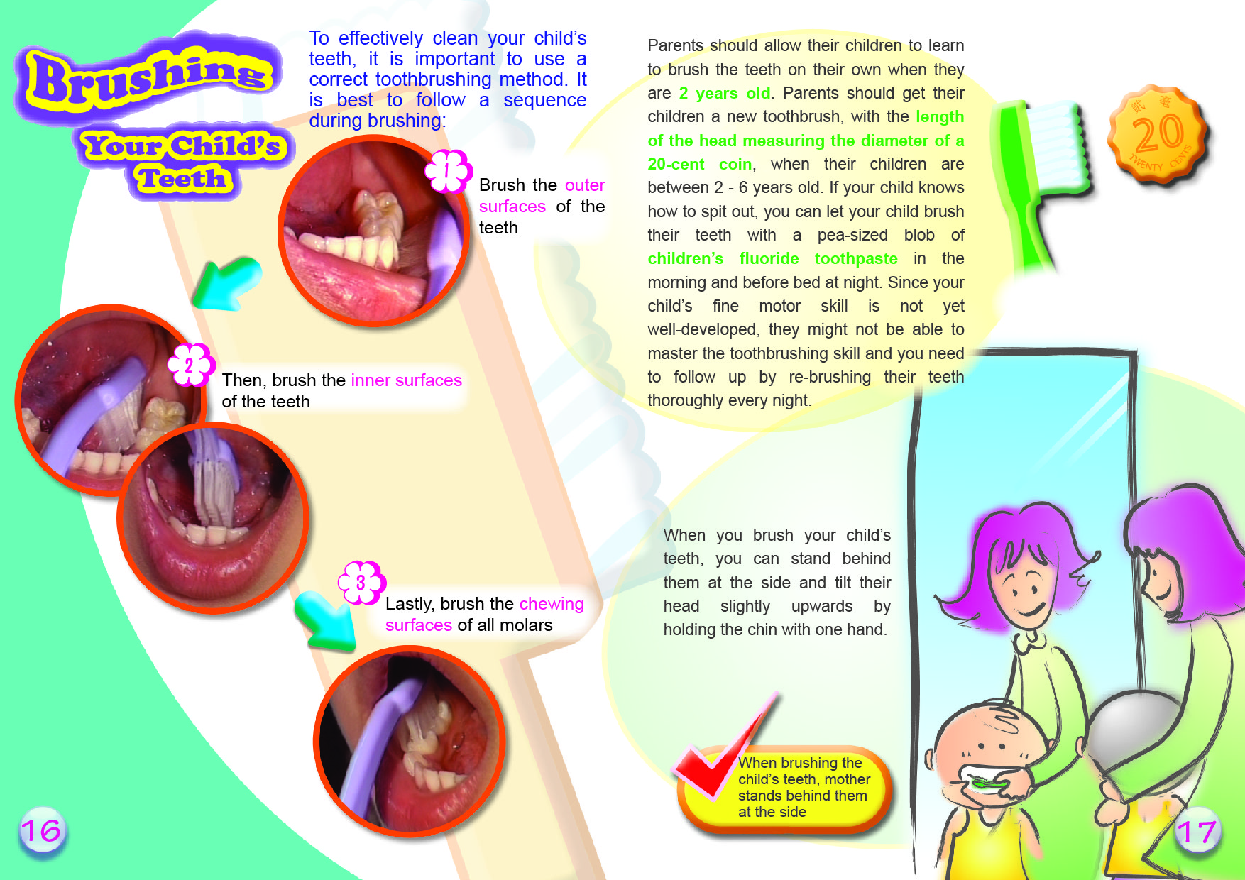 Oral Health Care for your Children (Page 16-17)