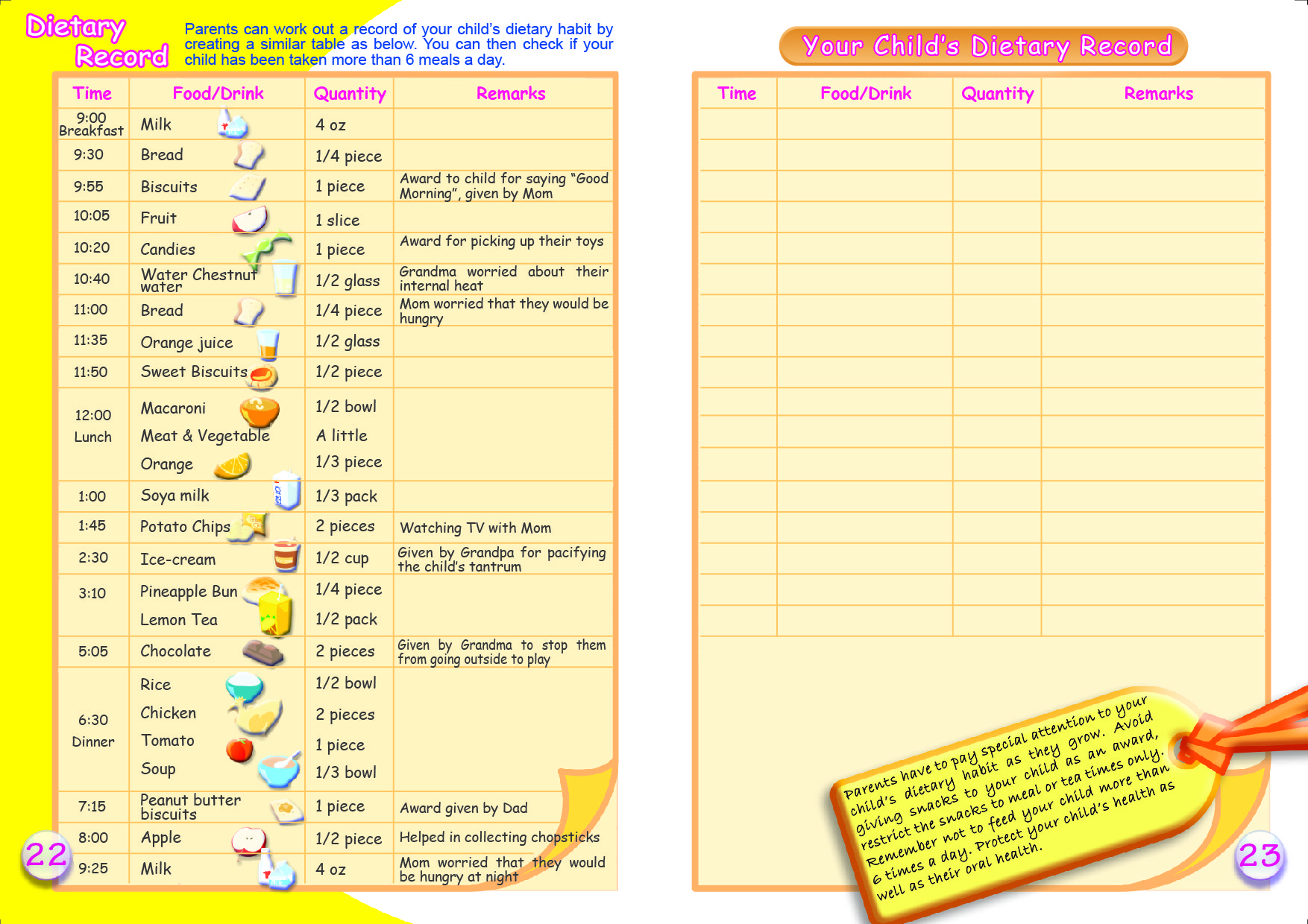 Oral Health Care for your Children (Page 22-23)