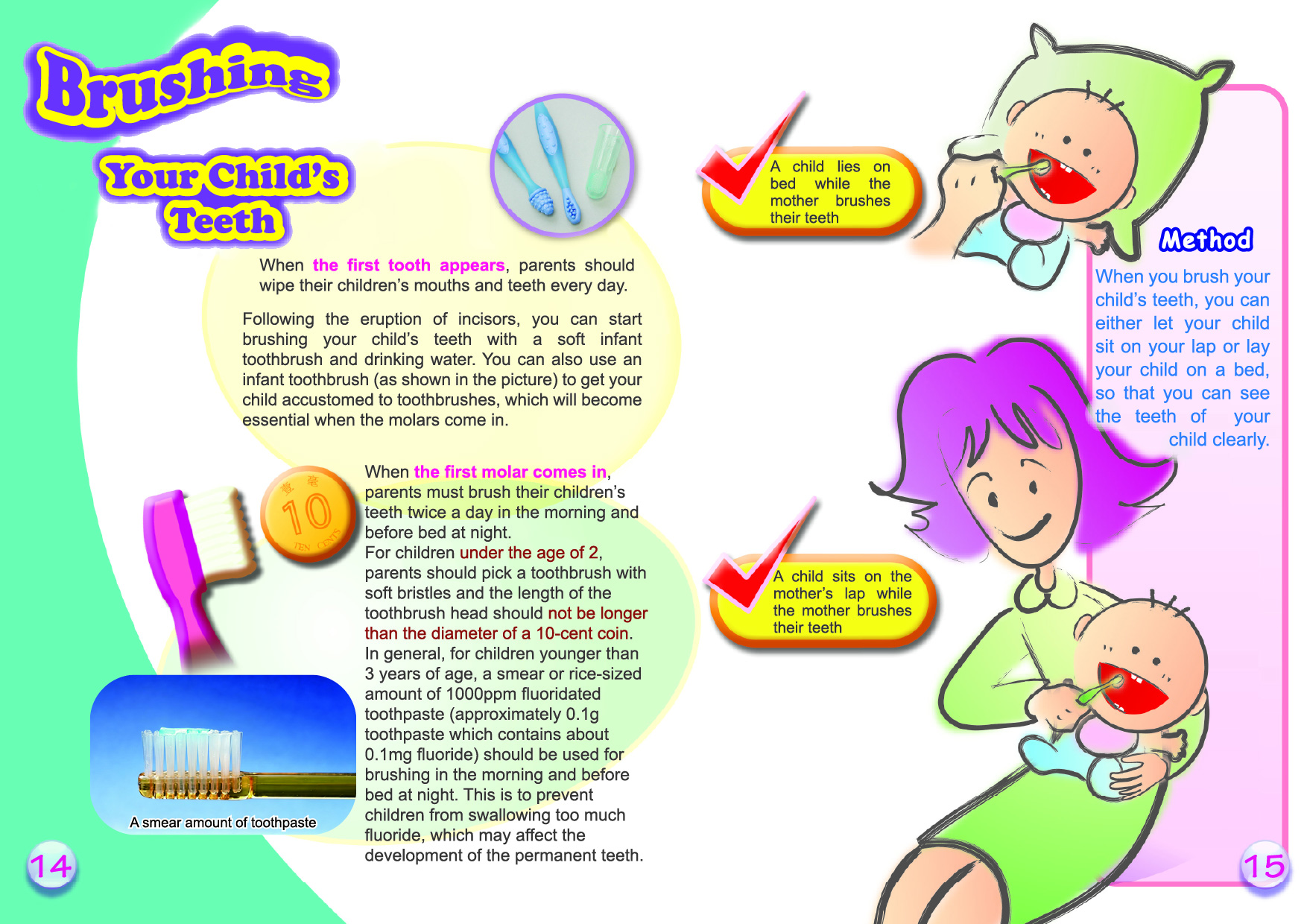 Oral Health Care for your Children (Page 14-15)